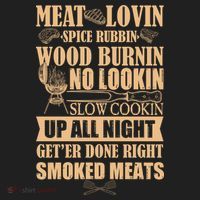 Meat Lovin Spice Rubbin Wood Burnin No Lookin Slow Cookin Smoked Meats Beanie thumb 2