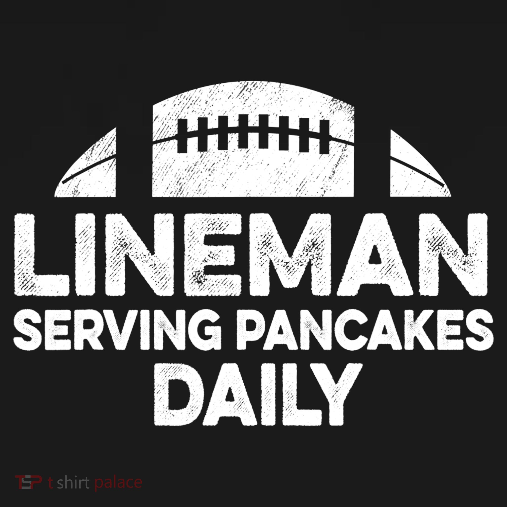 Mens Lineman Serving Pancakes Daily Football Offensive Lineman TShirt Women's Tank Top