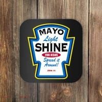 Mayo Light Shine Funny Christian Parody Coaster thumb 0