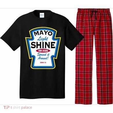 Mayo Light Shine Funny Christian Parody Pajama Set