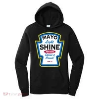 Mayo Light Shine Funny Christian Parody Women's Hoodie thumb 0