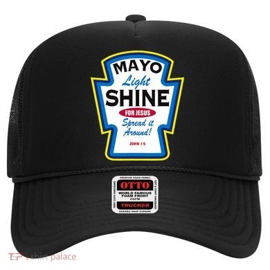 Mayo Light Shine Funny Christian Parody Hat