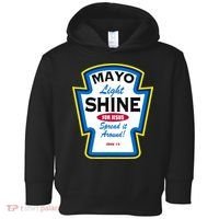 Mayo Light Shine Funny Christian Parody Toddler Hoodie thumb 0