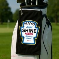 Mayo Light Shine Funny Christian Parody Golf Towel thumb 2