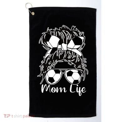 Mom Life Soccer Mom Golf Towel