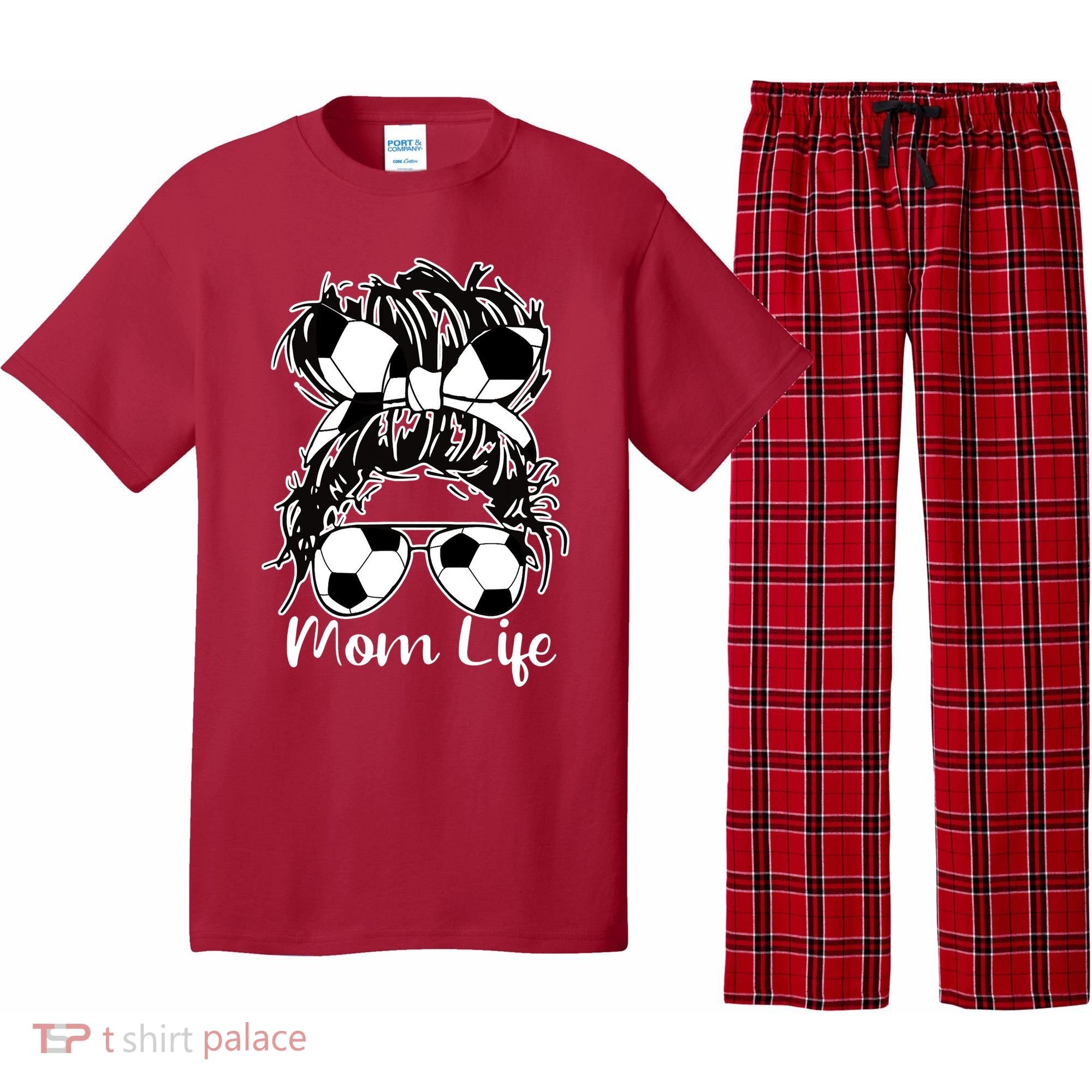 Mom Life Soccer Mom Pajama Set