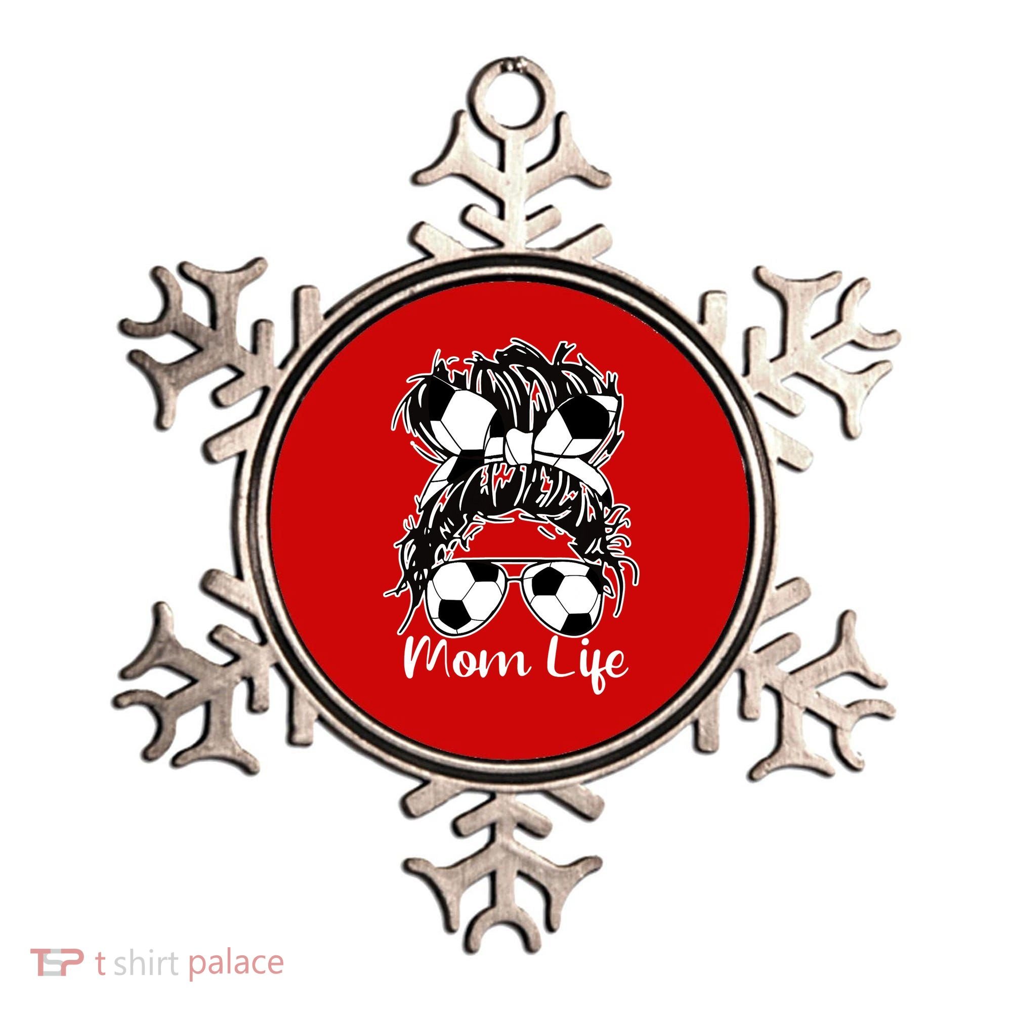 Mom Life Soccer Mom Ornament