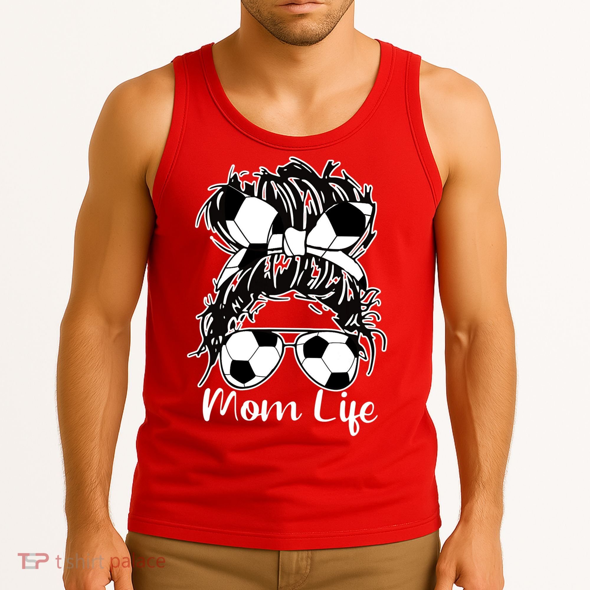 Mom Life Soccer Mom Tank Top
