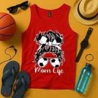 Mom Life Soccer Mom Tank Top thumb 4