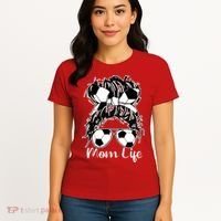 Mom Life Soccer Mom Women's T-Shirt thumb 4