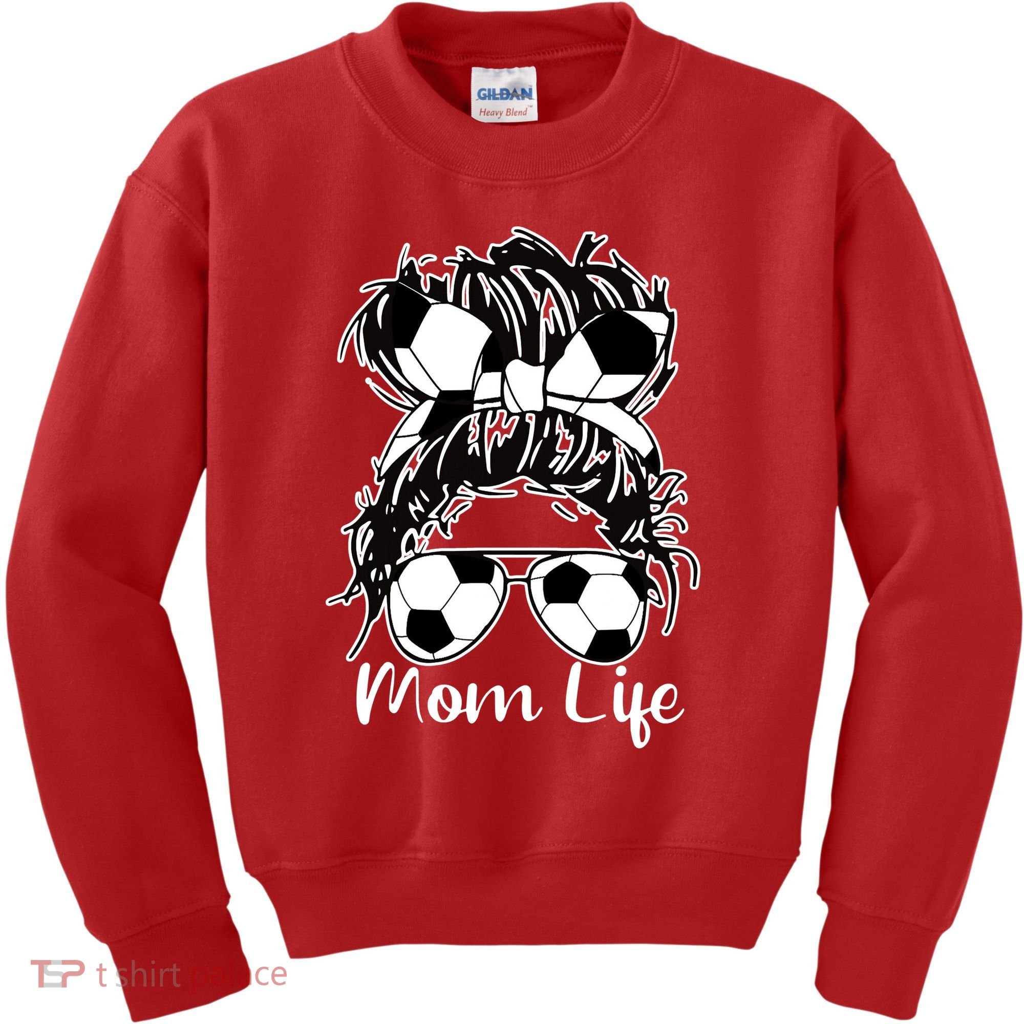 Mom Life Soccer Mom Kids Sweatshirt