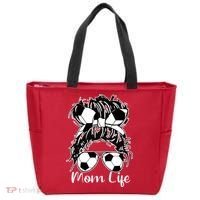 Mom Life Soccer Mom Tote Bag thumb 0
