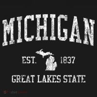 Michigan Long Sleeve Vintage Sports T-Shirt thumb 7
