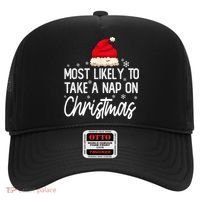 Most Likely To Take A Nap On Christmas Family Christmas Hat thumb 0