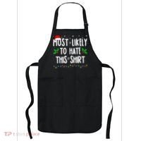 Most Likely To Hate This Family Matching Christmas Apron thumb 0