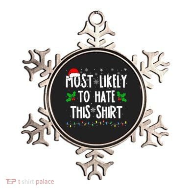 Most Likely To Hate This Family Matching Christmas Ornament