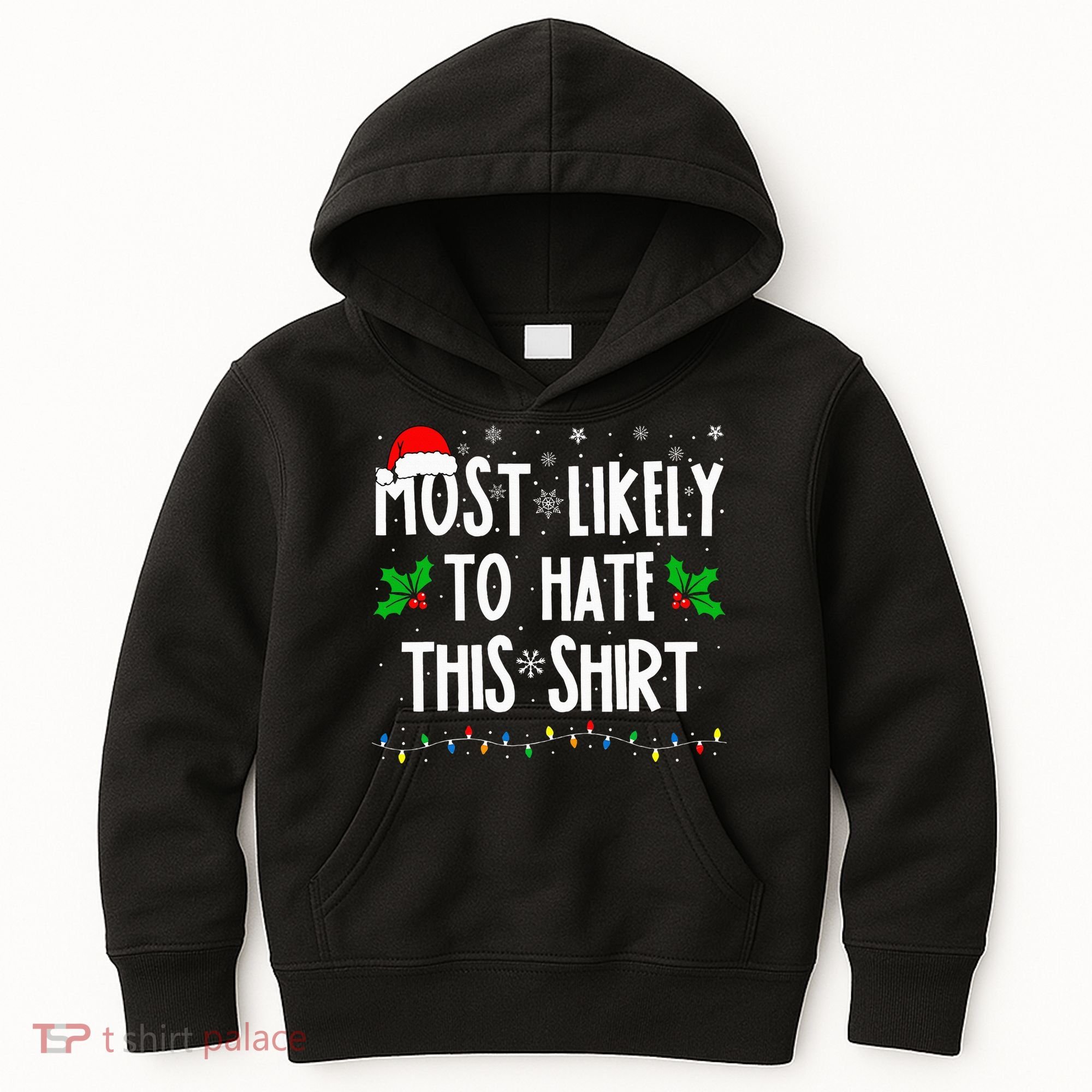 Most Likely To Hate This Family Matching Christmas Kids Hoodie