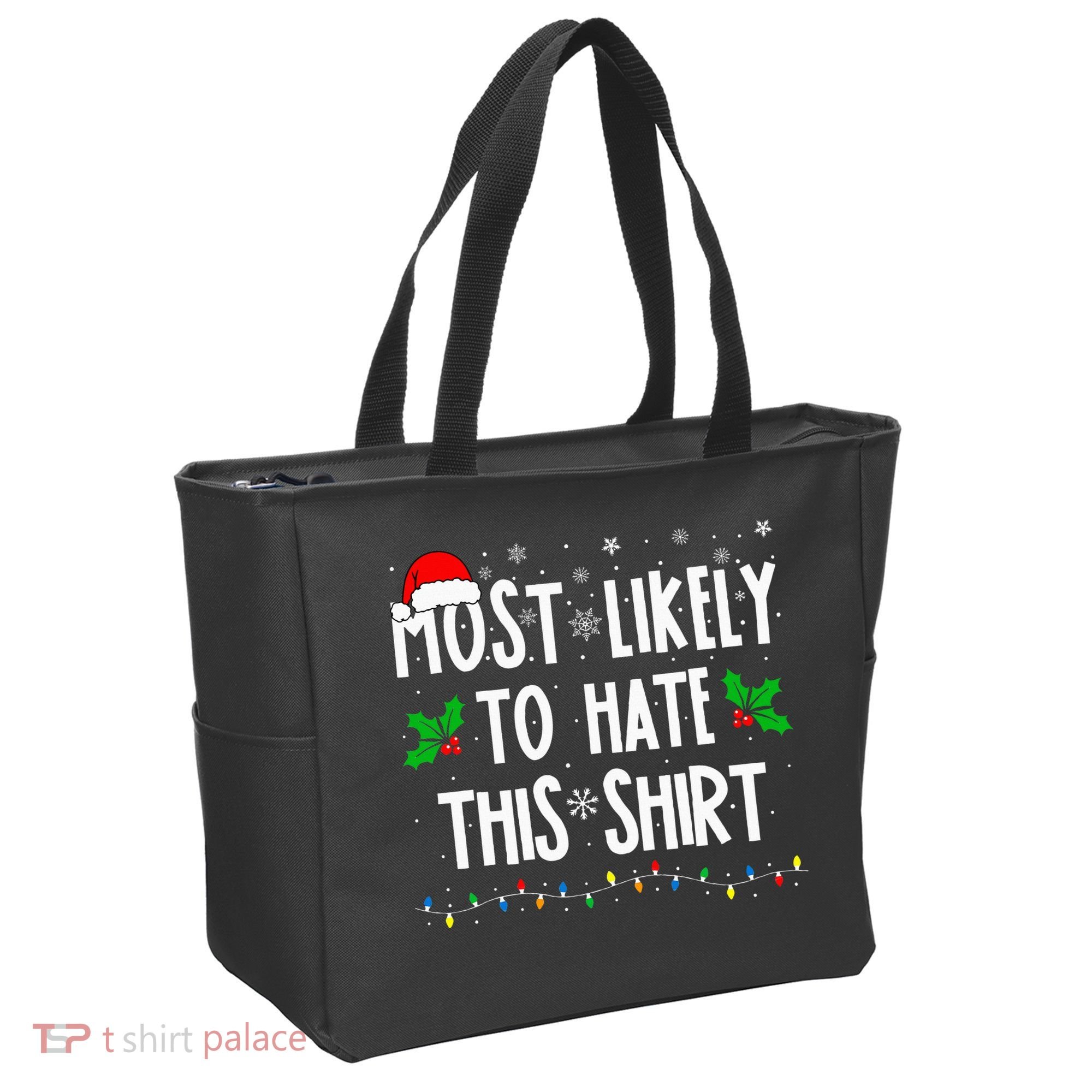 Most Likely To Hate This Family Matching Christmas Tote Bag