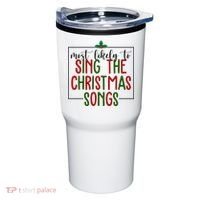 Most Likely To Sing The Christmas Songs Tumbler thumb 0