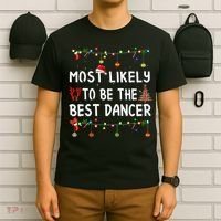 Most Likely To Christmas Shirt Funny Matching Family Pajamas T-Shirt thumb 6