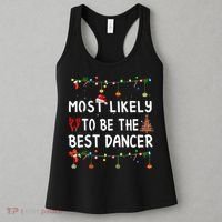 Most Likely To Christmas Shirt Funny Matching Family Pajamas Women's Tank Top thumb 3