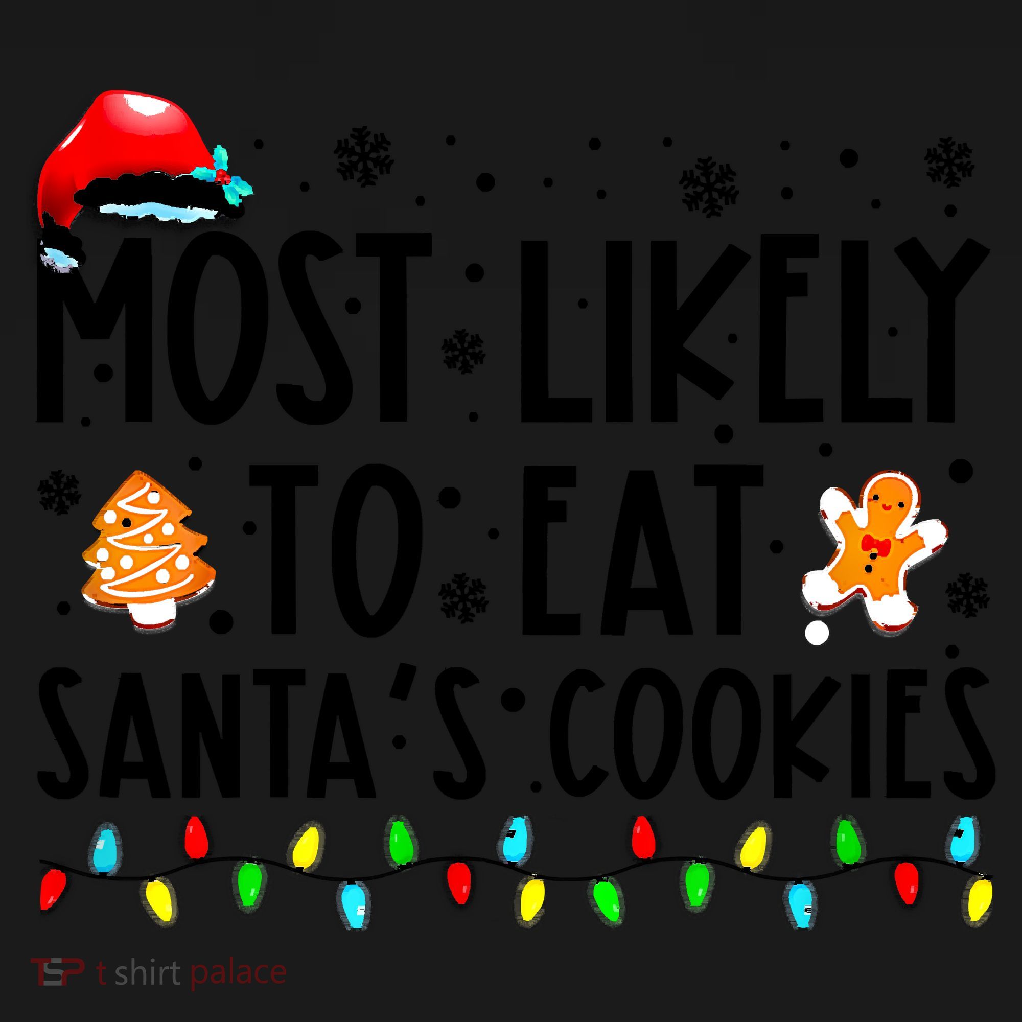Most Likely To Eat Santas Cookies Family Christmas Matching Tote Bag