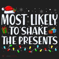 Most Likely To Shake The Presents Family Matching Christmas Women's Sweatshirt thumb 2