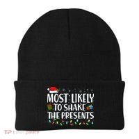 Most Likely To Shake The Presents Family Matching Christmas Beanie thumb 0