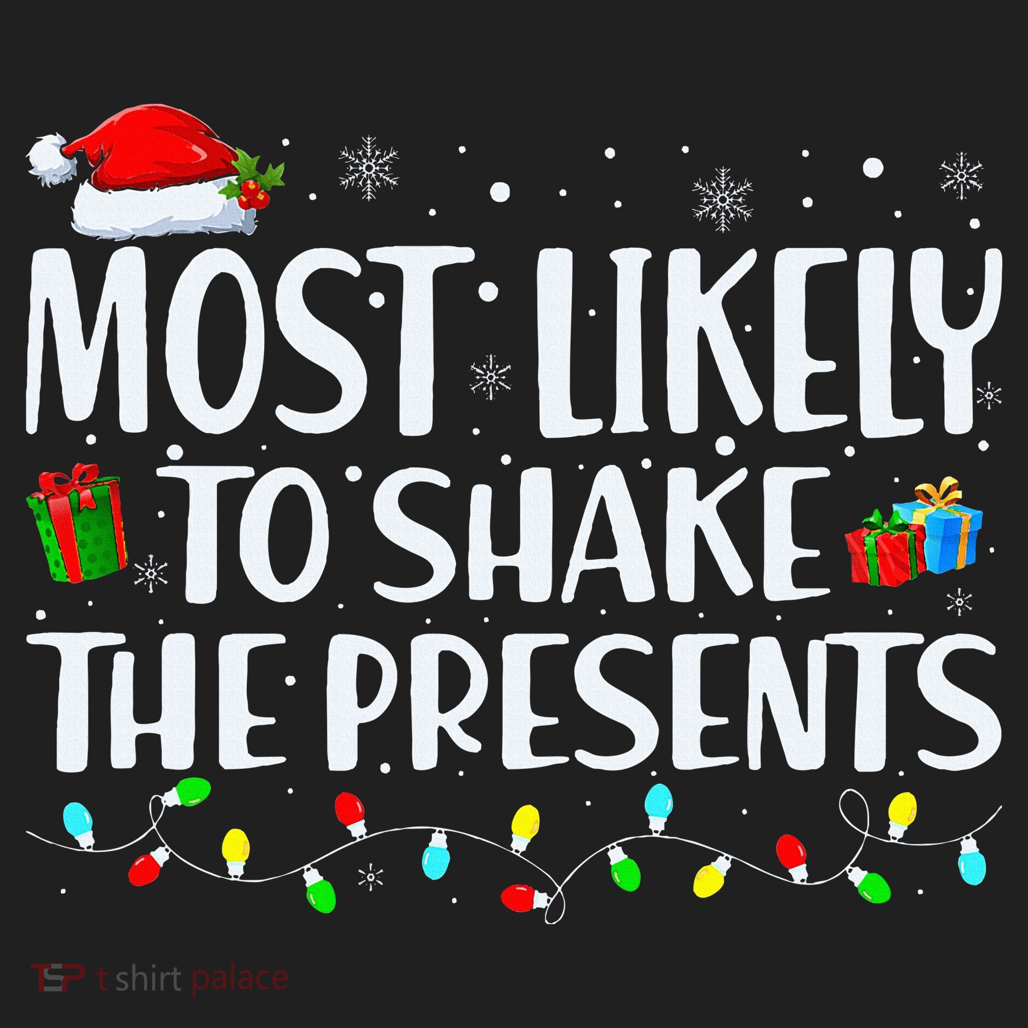 Most Likely To Shake The Presents Family Matching Christmas Beanie