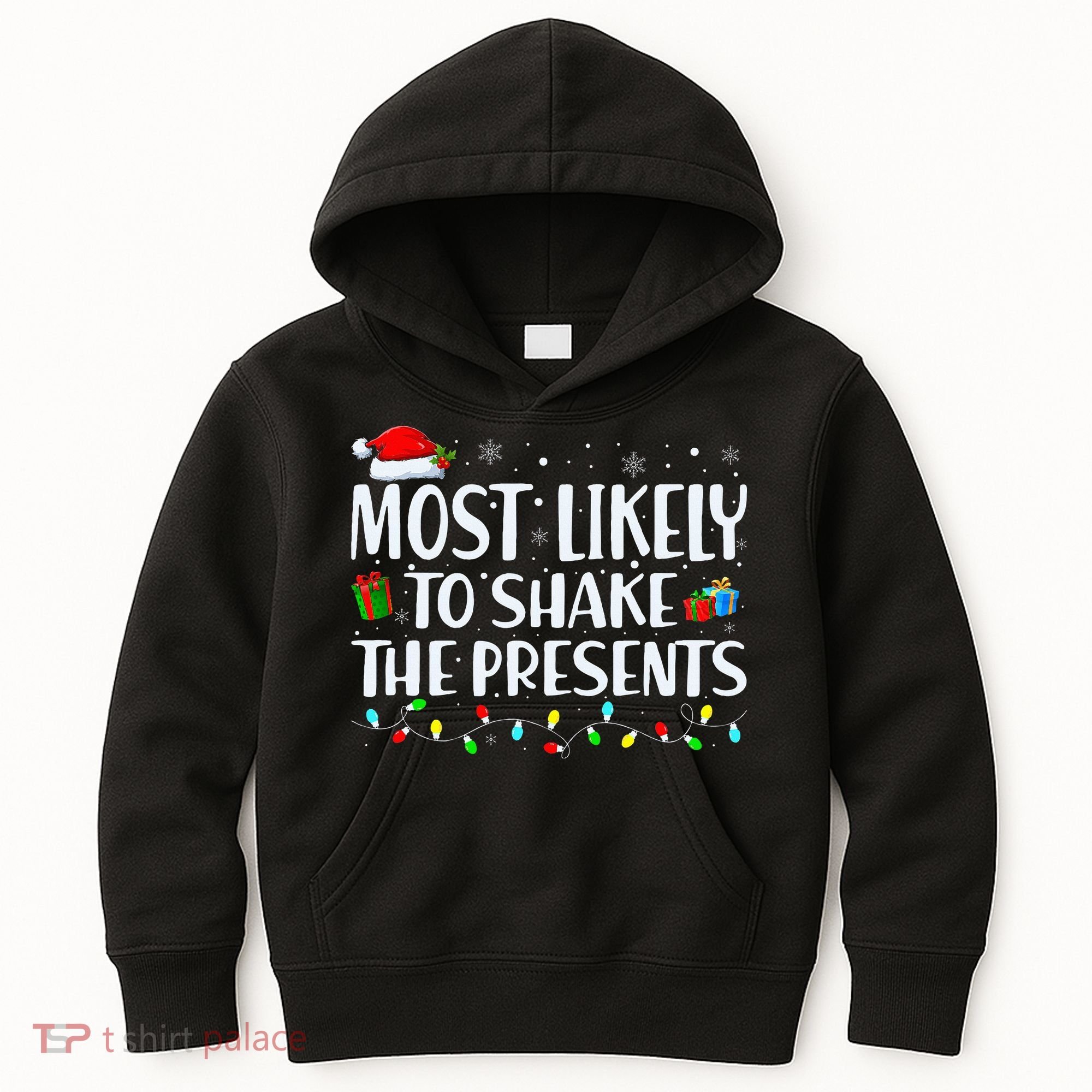 Most Likely To Shake The Presents Family Matching Christmas Kids Hoodie