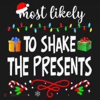 Most Likely To Shake The Presents Family Matching Christmas  Backpack thumb 2