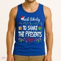 Most Likely To Shake The Presents Family Matching Christmas  Tank Top thumb 3