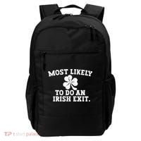 Most Likely To Do An Irish Exit Backpack thumb 0