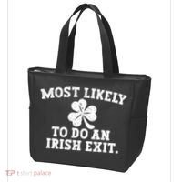 Most Likely To Do An Irish Exit Tote Bag thumb 3