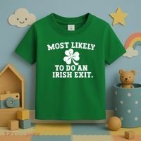 Most Likely To Do An Irish Exit Toddler T-Shirt thumb 3