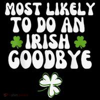 Most Likely To Do An Irish Goodbye Backpack thumb 2