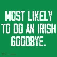 Most Likely To Do An Irish Goodbye Toddler Hoodie thumb 2