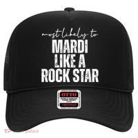 Most Likely To Mardi Like A Rock Star Mardi Gras Party Hat thumb 0