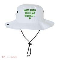 Most Likely To Do An Irish Exit Funny St Patrick's Day Bucket Hat thumb 0
