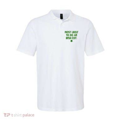 Most Likely To Do An Irish Exit Funny St Patrick's Day Polo