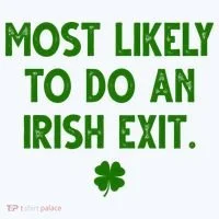Most Likely To Do An Irish Exit Funny St Patrick's Day Women's T-Shirt thumb 6