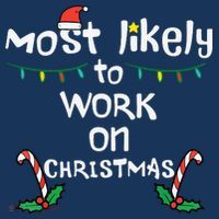 Most Likely To Work Christmas Xmas Family Matching Women's Hoodie thumb 2