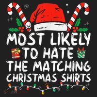 Most Likely To Hate Matching Christmas Funny Family Matching Beanie thumb 2