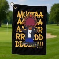 Mustard Lamar Tv Off Parody Cool Hip Hop Music Graphic Golf Towel thumb 1