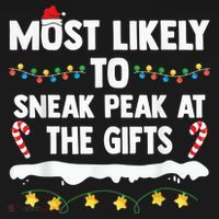 Most Likely To Sneak Peak At The Matching Family Christmas Women's Hoodie thumb 2