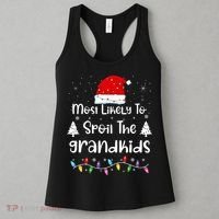 Most Likely To Spoil The Grandkids Family Christmas Women's Tank Top thumb 3