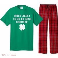 Most Likely To Do An Irish Goodbye Pajama Set thumb 0