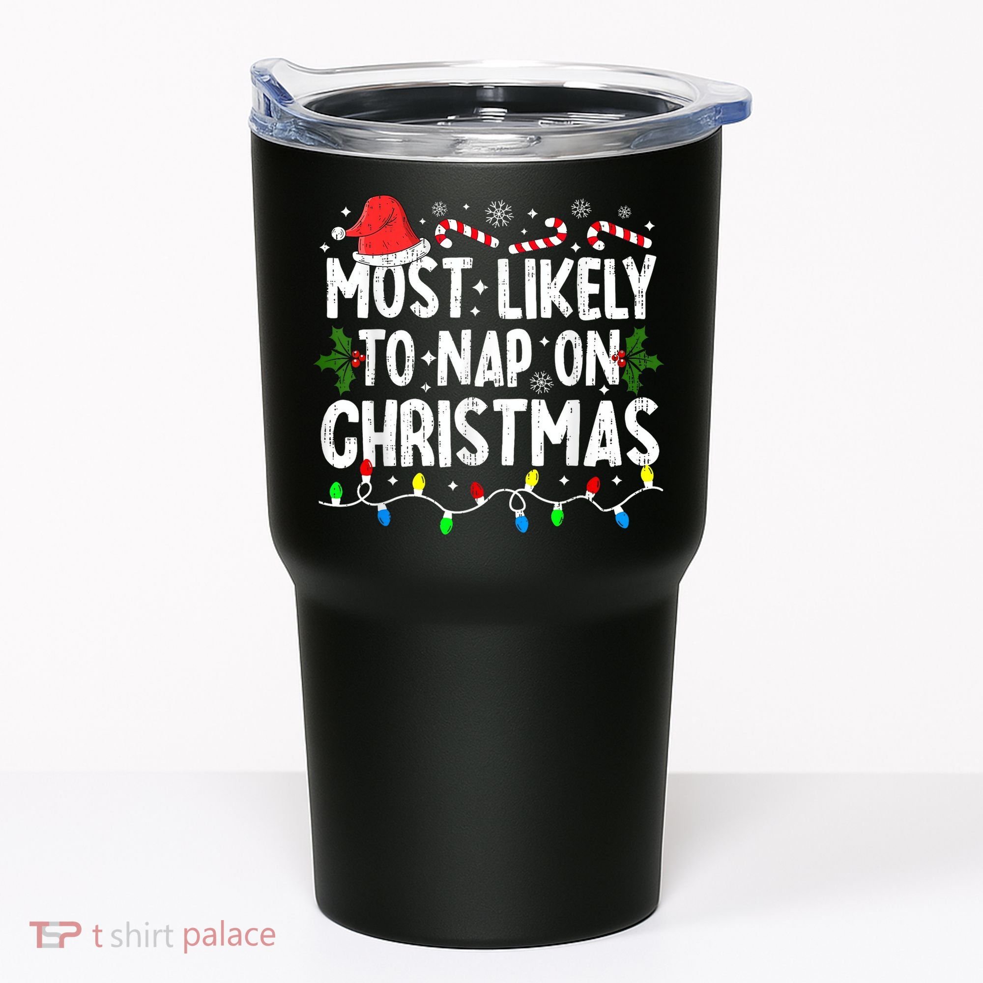 Most Likely To Nap On Christmas Tumbler