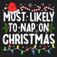 Most Likely To Nap On Christmas Hat thumb 2