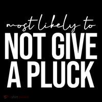 Most Likely To Not Give A Pluck Ornament thumb 1